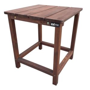 Table d'appoint en bois marron café