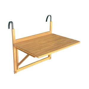 Table d'appoint en bois pour balcon, rectangulaire