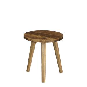 Table d'appoint en bois recycle marron D26