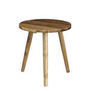 Table d'appoint en bois recycle marron D33
