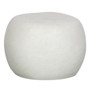 Table d'appoint en fibre de terre cuite aspect béton
