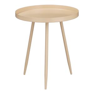 Table d'appoint en métal beige H38