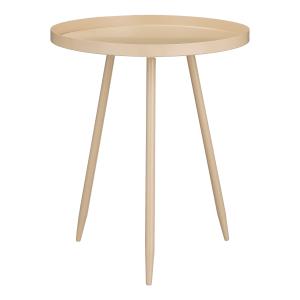 Table d'appoint en métal beige H49