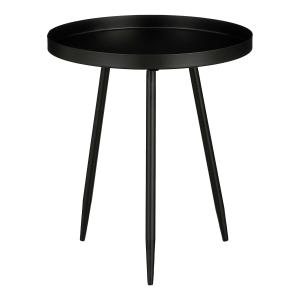 Table d'appoint en métal noir H38