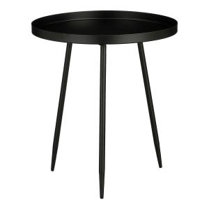 Table d'appoint en métal noir H44