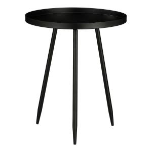 Table d'appoint en métal noir H49