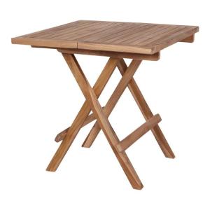 Table d'appoint extérieur 50x50cm en bois PAMO bois (teck)