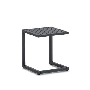 Table d'appoint jardin aluminium anthracite