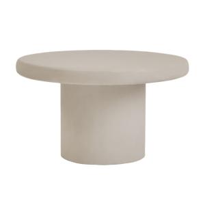 Table d’appoint microciment couleur blanc 45 cm