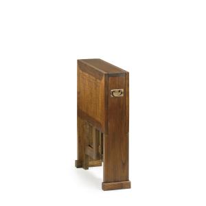 Table d’appoint pliante bois marron L 90 cm