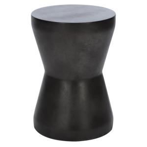 Table d'appoint pour l’extérieur béton noir