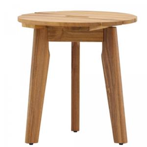 Table d'appoint ronde 40cm en bois d'acacia