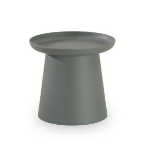 Table d’appoint ronde en polypropylène 50cm diam gris