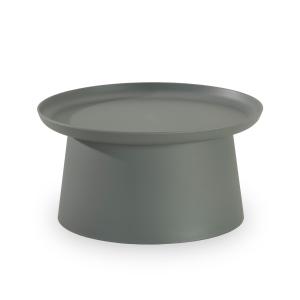 Table d’appoint ronde en polypropylène gris D70cm
