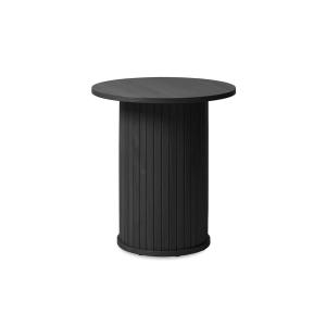 Table d'appoint ronde ø50 cm bois noir