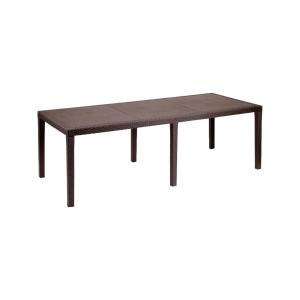 Table d'extérieur Abbaviva Marron