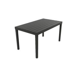 Table d'extérieur anthracite 138x138 cm