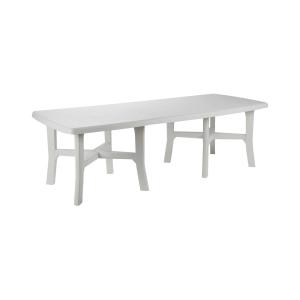 Table d'extérieur  blanc 160x90 cm