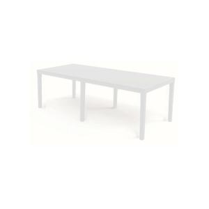 Table d'extérieur blanc 220x90h72