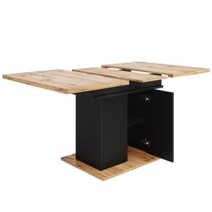Table d'extérieur extensible avec rangement intégré et plat…
