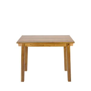 Table de bar en acacia H100xL120cm bois foncé
