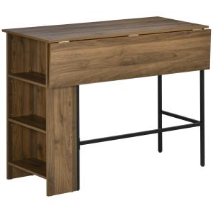 Table de bar extensible design industriel métal noir aspect…