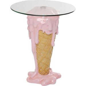 Table de bar glace 60cm fraise Kare Design