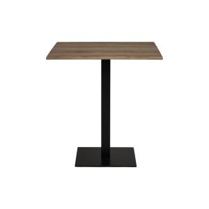 Table de café en chêne massif fumé 70x70x cm