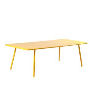 Table de jardin 10-12 places 234cm jaune