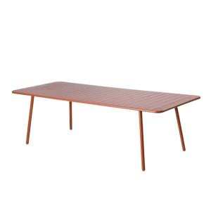 Table de jardin 10-12 places 234cm terracotta