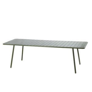 Table de jardin 10-12 places 234cm verte