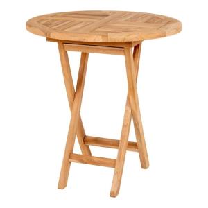 Table de jardin 2 personnes pliable en bois massif LARY boi…