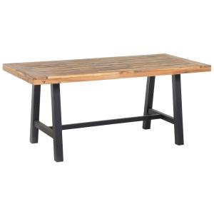Table de jardin 6 personnes en acacia marron