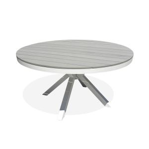 Table de jardin 6 places - Blanc