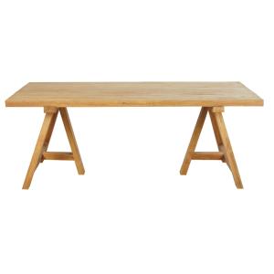 Table de jardin 8 personnes en teck recyclé L300