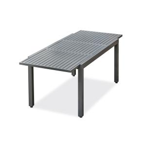 Table de jardin 8 places en aluminium - Gris anthracite