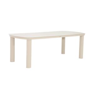 Table de jardin aluminium 10 places beige