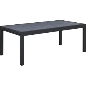Table de jardin aluminium gris 320 x 105 x 76 cm