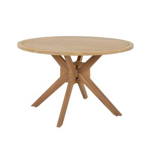 Table de jardin bois d'acacia 6 places naturel