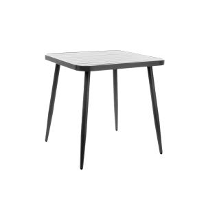 Table de jardin carrée en aluminium L75 anthracite