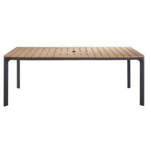 Table de jardin en aluminium gris anthracite 6/8 personnes…