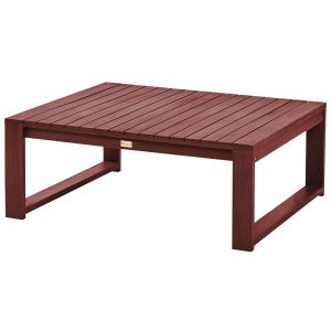 Table de jardin en bois d'acacia certifié fsc® bois foncé