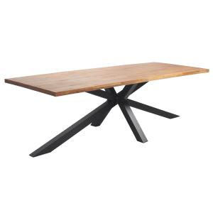 Table de jardin en bois d'acacia et aluminium