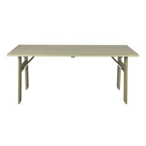 Table de jardin en bois vert