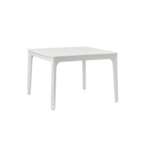 Table de jardin en plastique blanc