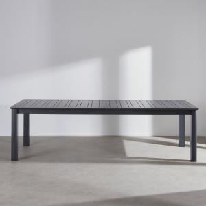 Table de jardin extensible en acier et plateau en aluminium…