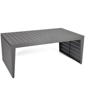 Table de jardin extensible en aluminium 8 places gris anthr…
