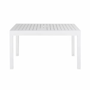 Table de jardin extensible en aluminium blanc 6/12 personne…