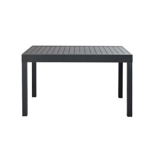 Table de jardin extensible en aluminium gris anthracite 6/1…