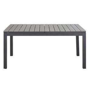 Table de jardin extensible en aluminium gris anthracite et…